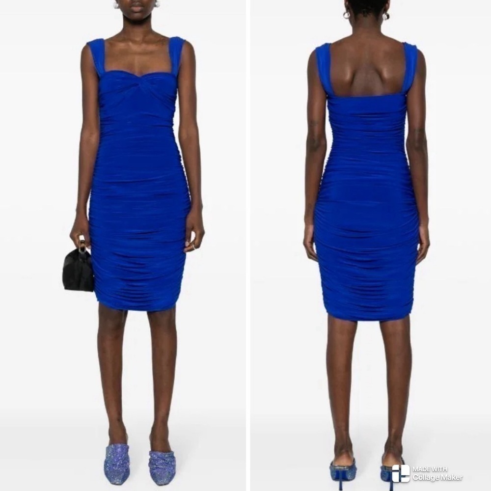Norma Kamali Walter below the knee cocktail dress NWT